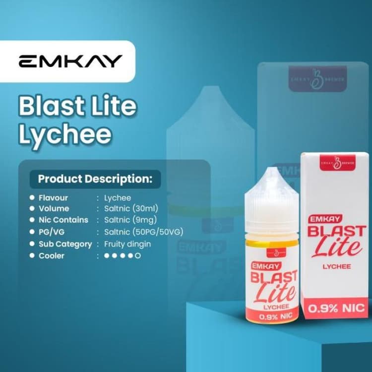 Emkay Blast Lite Lychee - Emkay